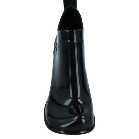 BOTTEGA VENETA Bottes cheville brillantes US6 EU36 noires fabriquées en Ital - Picture 4 of 4